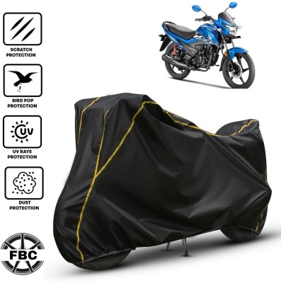 FBC Waterproof Two Wheeler Cover for Honda(Livo, Black)