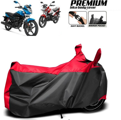 SK AUTO Waterproof Two Wheeler Cover for Hero(Super Splendor, Red)