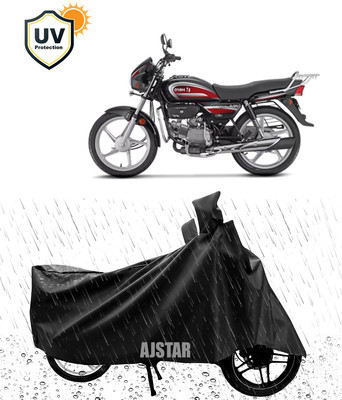 AJSTAR Waterproof Two Wheeler Cover for Hero(Splendor Plus, Black)