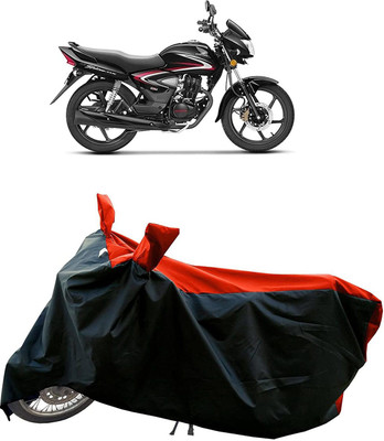 CoNNexXxionS Two Wheeler Cover for Honda(CB Shine, Red, Black)