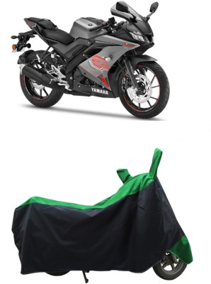 Coxtor Waterproof Two Wheeler Cover for Yamaha(YZF-R15 V3 BS6, Green)