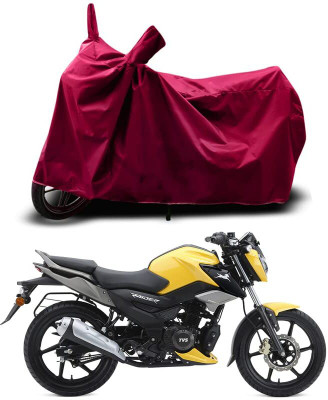 KEDIT Two Wheeler Cover for TVS(Maroon)