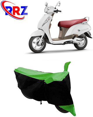 RRZ Waterproof Two Wheeler Cover for Suzuki(Access SE, Black, Green)