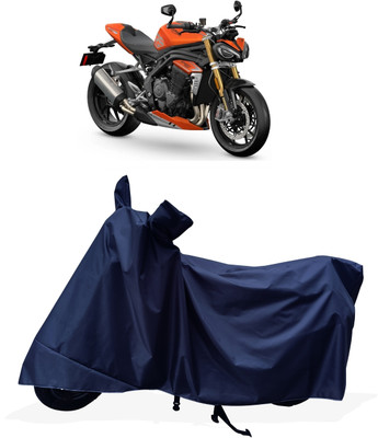 Tricway Two Wheeler Cover for Triumph(Speed Triple, Blue)