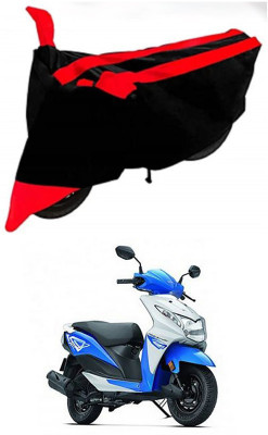 AutoGalaxy Waterproof Two Wheeler Cover for Honda(Dio, Red, Black)