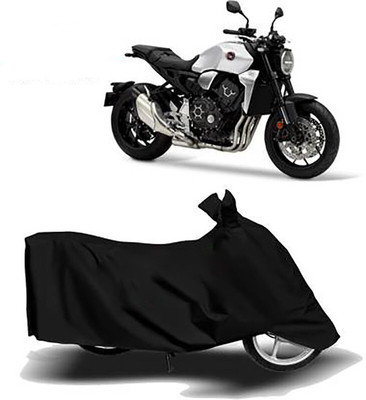 MMSSTAR Waterproof Two Wheeler Cover for Honda(CB1000R, Black)