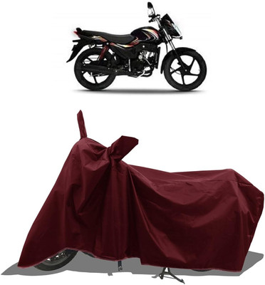 KEDIT Two Wheeler Cover for Mahindra(Pantero, Maroon)