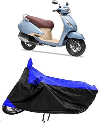 Mdstar Waterproof Two Wheeler Cover for TVS(Jupiter Grande, Blue)