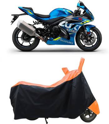 Coxtor Waterproof Two Wheeler Cover for Suzuki(GSX-R1000 ABS, Orange)
