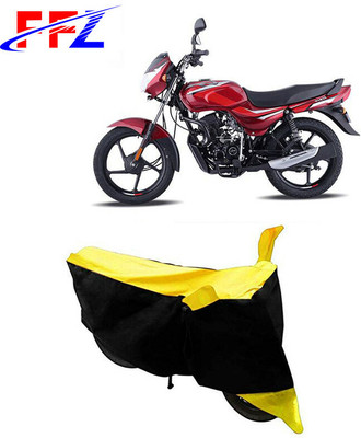 FFZ Waterproof Two Wheeler Cover for Bajaj(CT100, Black, Yellow)