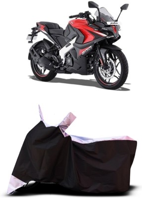 VESMEI Two Wheeler Cover for Bajaj(Pulsar 200NS FI, White)