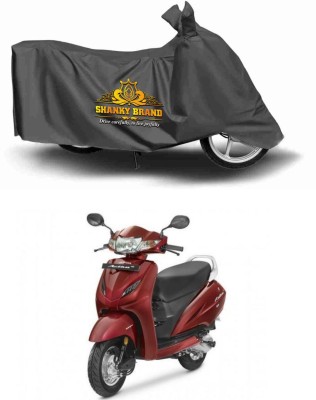 ShankyBrand Two Wheeler Cover for Honda, Universal For Bike(Activa 4G, Grey)