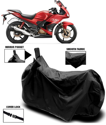 MMSSTAR Waterproof Two Wheeler Cover for Hero(Karizma ZMR, Black)