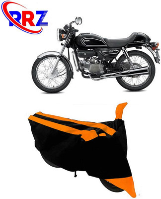 RRZ Waterproof Two Wheeler Cover for Hero(Splendor Pro Classic, Black, Orange)