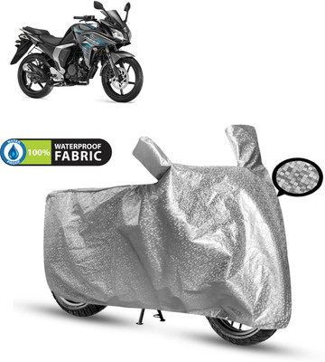 CODOKI Waterproof Two Wheeler Cover for Yamaha(Fazer-FI BS6, Silver)