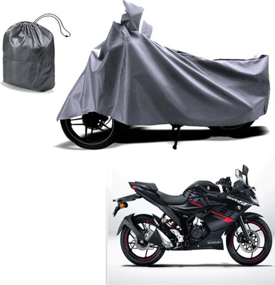 Autoinnovation Waterproof Two Wheeler Cover for Suzuki(Gixxer SF, Grey)