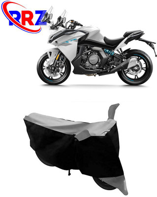 RRZ Waterproof Two Wheeler Cover for CFMoto(650GT, Black, Grey)