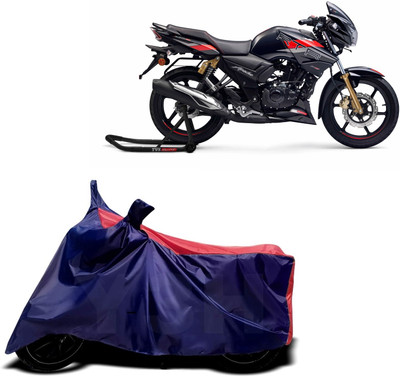 Y3H Two Wheeler Cover for TVS(Apache RTR 180, Blue, Red)