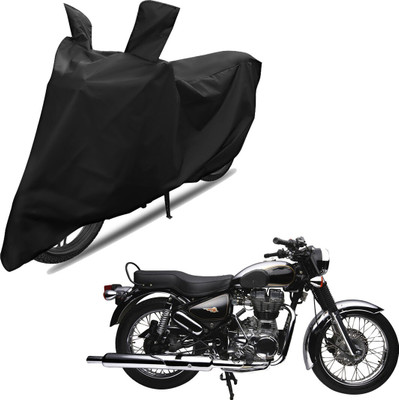 RiderShine Two Wheeler Cover for Royal Enfield(Electra 4S, Black)
