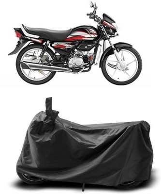 AASHTIK MART Two Wheeler Cover for Hero(HF Deluxe i3s, Black)