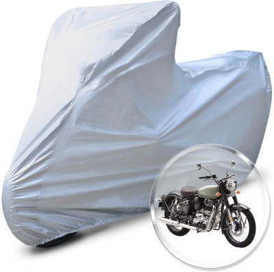 Neodrift Two Wheeler Cover for Royal Enfield(Classic 350, Silver)