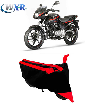 WXR Waterproof Two Wheeler Cover for Bajaj(Pulsar 180 DTS-i, Black, Red)