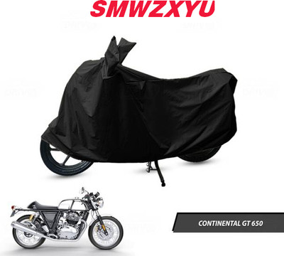 smwzxyu Waterproof Two Wheeler Cover for Royal Enfield(Continental GT 650, Black)