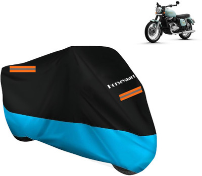Horseyaart Waterproof Two Wheeler Cover for JAWA(42 BS6, Blue)