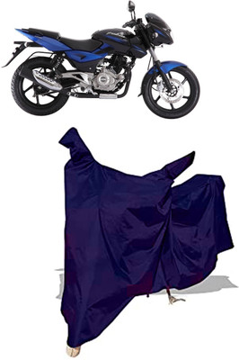 Amexride Two Wheeler Cover for Bajaj(Pulsar 180 DTS-i, Blue)