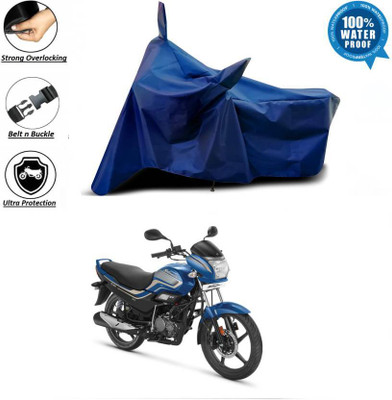 smwzxyu Waterproof Two Wheeler Cover for Hero(Super Splendor, Black)