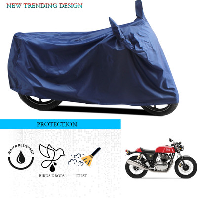 ANTHUB Waterproof Two Wheeler Cover for Royal Enfield(Continental GT, Blue)