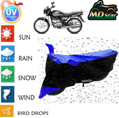 Mdstar Waterproof Two Wheeler Cover for Hero Electric(Electric Photon, Blue)