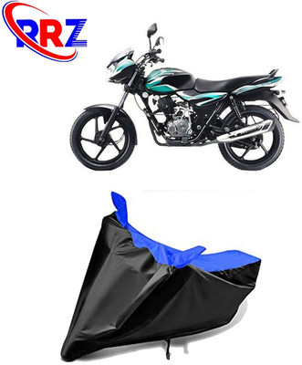 RRZ Waterproof Two Wheeler Cover for Bajaj(DTS-i, Black, Blue)