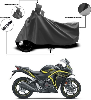 DeepShakshi AUTOMOTIVE Two Wheeler Cover for Honda(CBR 250R, Grey)