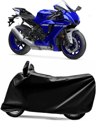 Swarish Two Wheeler Cover for Yamaha(YZF R1, Black)