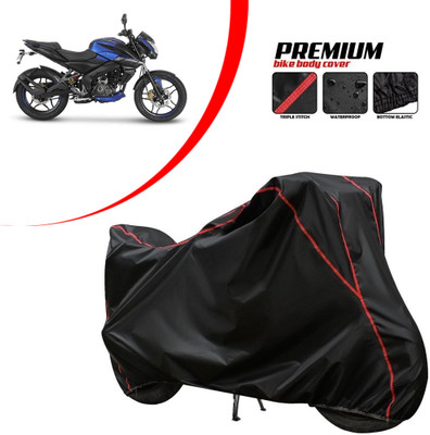 PAGORA Waterproof Two Wheeler Cover for Bajaj(Pulsar 160 NS DTS-i, Black)