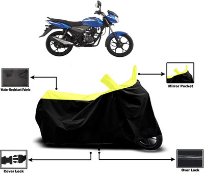 Amexride Two Wheeler Cover for Bajaj(Discover 110, Yellow)