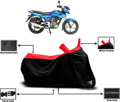 Amexride Two Wheeler Cover for Bajaj(XCD 135, Red)