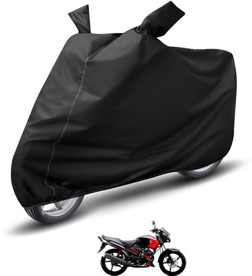 Auto Hub Waterproof Two Wheeler Cover for Yamaha(Gladiator, Black)