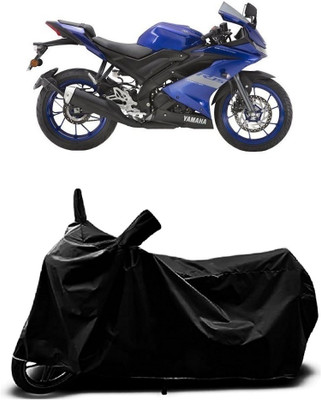 Mdstar Waterproof Two Wheeler Cover for Yamaha(YZF-R15 V3 BS6, Black)