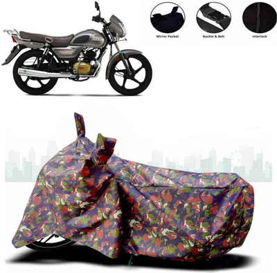 DeepShakshi AUTOMOTIVE Waterproof Two Wheeler Cover for TVS(Radeon, Multicolor)