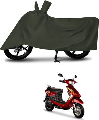 aosis Waterproof Two Wheeler Cover for Indus(Yo Spark, Green)