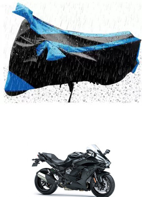 RONISH Waterproof Two Wheeler Cover for Kawasaki(Ninja H2, Blue)