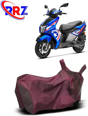 RRZ Two Wheeler Cover for TVS(Ntorq 125, Maroon)
