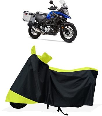 Tricway Two Wheeler Cover for Suzuki(V-Strom 650 XT, Yellow)