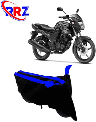 RRZ Waterproof Two Wheeler Cover for Yamaha(SZ-RR, Black, Blue)