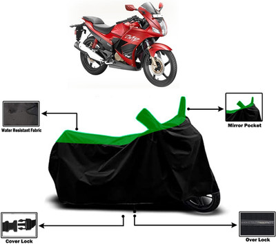 Amexride Two Wheeler Cover for Hero(Karizma ZMR, Green)