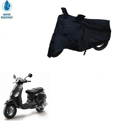 MMSSTAR Waterproof Two Wheeler Cover for Piaggio(Vespa, Black)