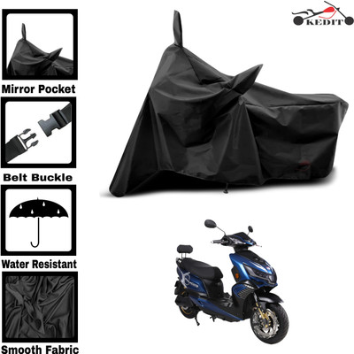KEDIT Two Wheeler Cover for Universal For Bike(i-Praise, Black)