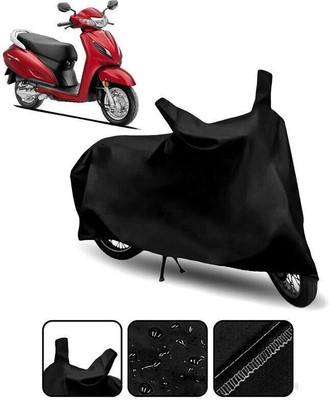 Lakshmina Enterprises Waterproof Two Wheeler Cover for Honda(Activa 125, Black)
